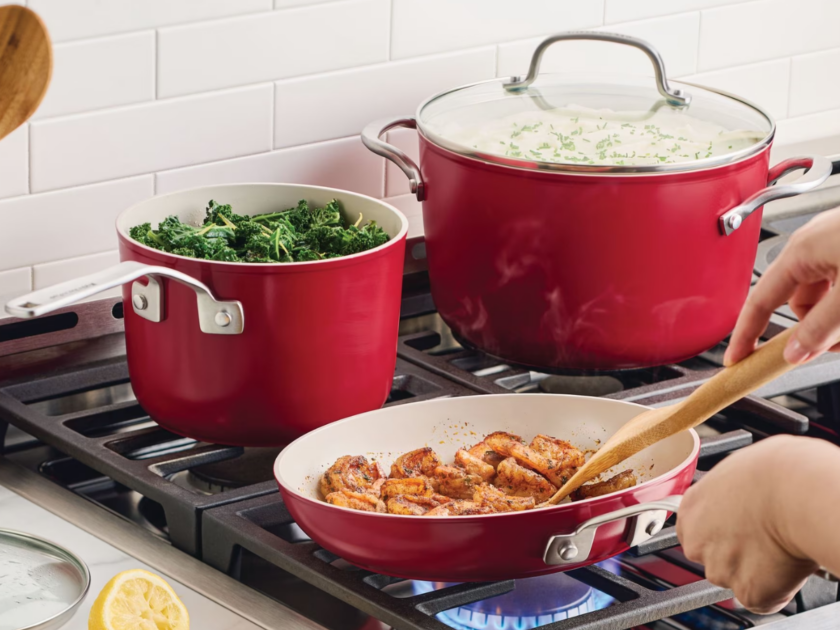 KitchenAid Ceramic Forged 10 Pcs Nonstick Cookware Set Only $64.50 at Walmart (Reg. $129)