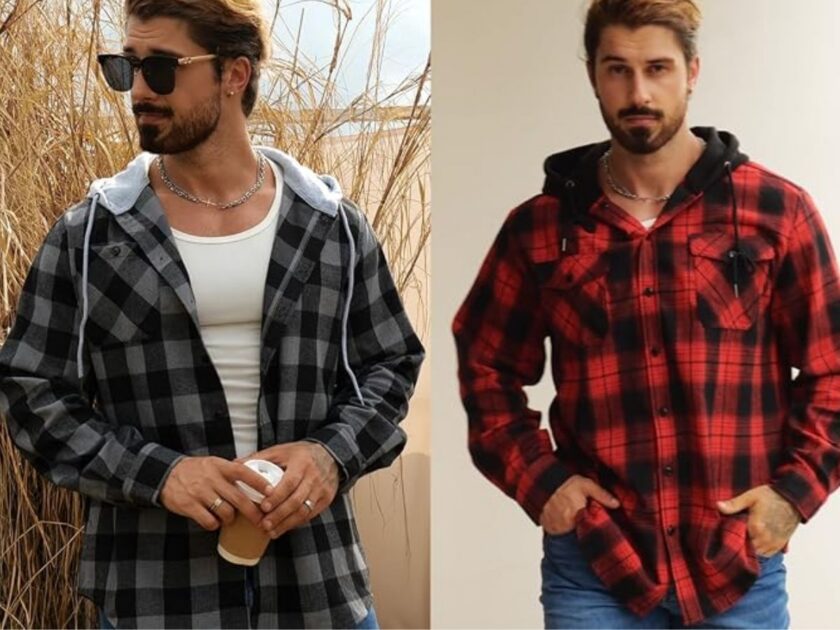 Men’s Flannel Hoodie Shirts 3-Pack Just $19.xx on Amazon (Reg. $96)