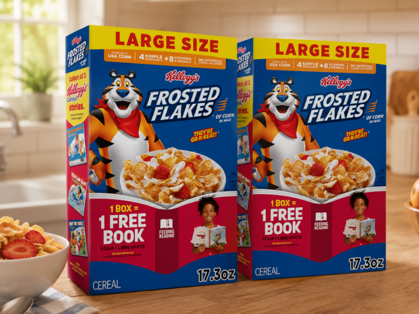 Kellogg’s Frosted Flakes Breakfast Cereal Only $3 Each (Reg. $6)