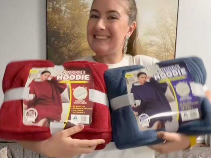 Cuddle Blanket Hoodie Just $9.99 (Reg. $40) + FREE Shipping!