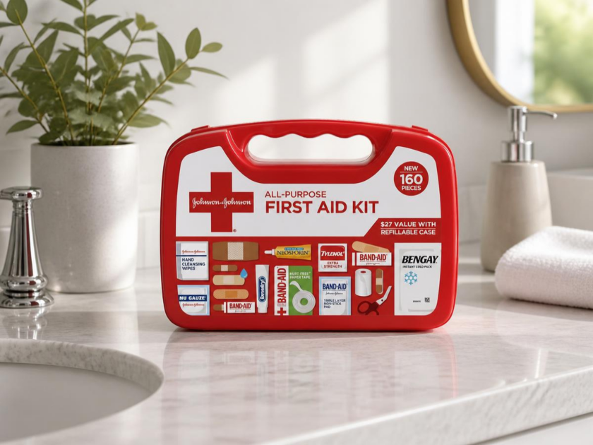 BAND-AID Brand All-Purpose Portable Compact First Aid Kit Only $10.xx on Amazon (Reg $24)