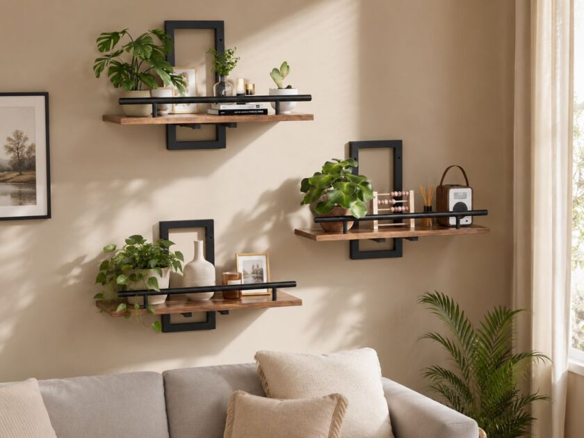 Indoor Floating Shelves, 3 Pack Only $14.xx on Amazon (Reg. $29)