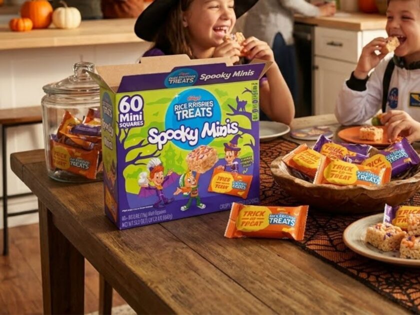 Halloween Rice Krispies Spooky Minis – 60 Count Box Only $9.xx on Amazon (Reg. $13)
