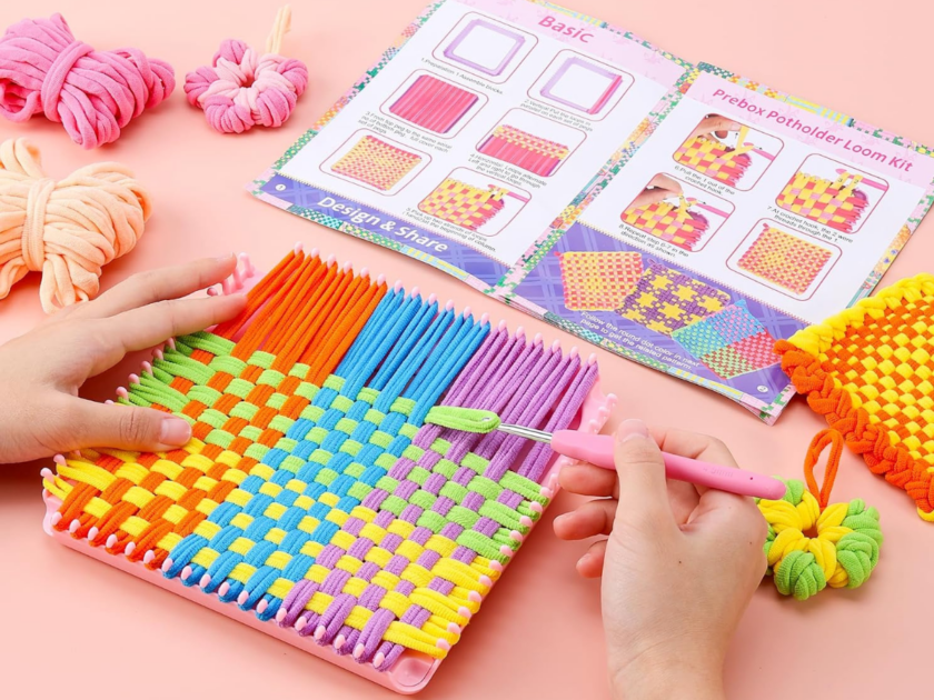 Weaving Loom for Kids & Adults + 432 Craft Loops $9.xx on Amazon (Reg $20)