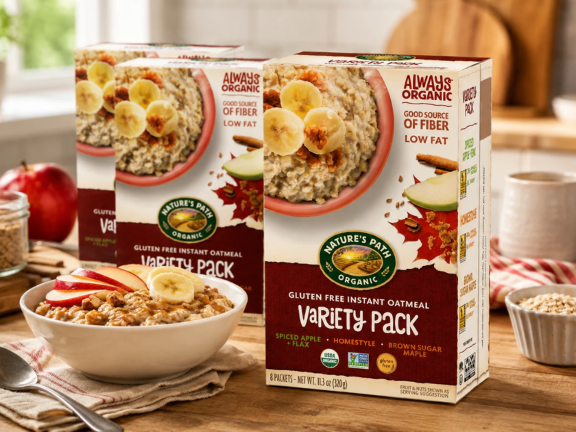 Nature’s Path Organic Gluten Free Oatmeal Variety Pack of 6 Only $10.xx on Amazon (Reg. $24)
