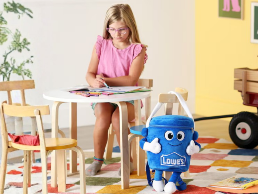 Lowe’s Big Blue Plush Backpack NOW AVAILABLE!