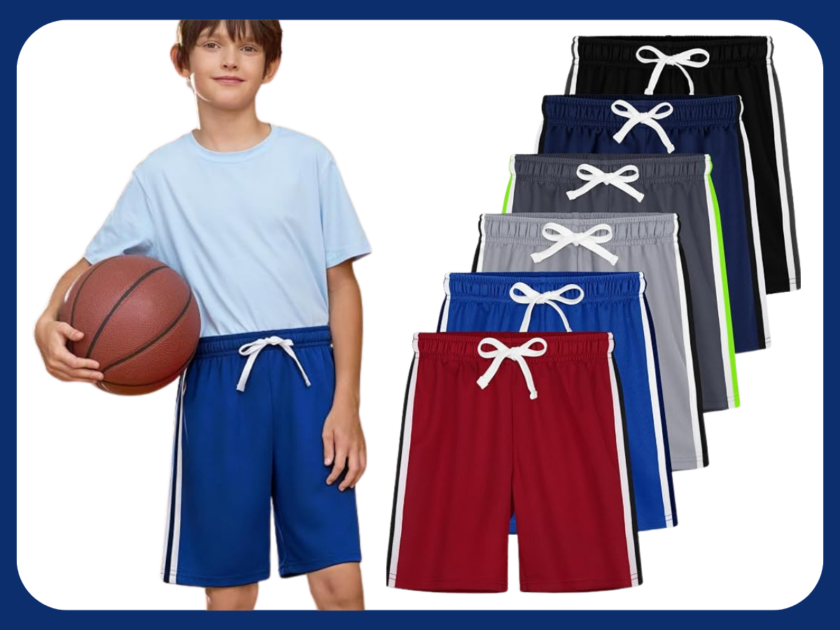 6-Pack Boys Athletic Shorts Only $14.xx on Amazon (Reg $35)!