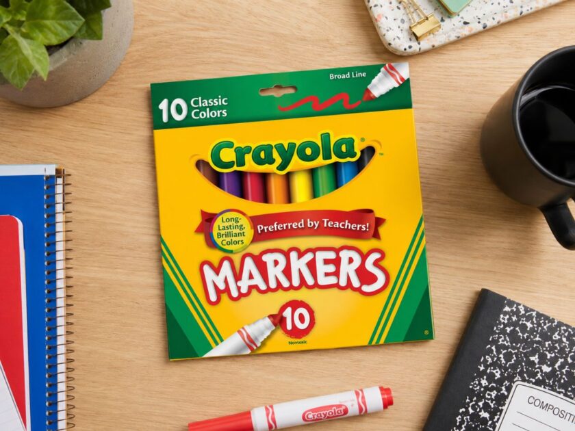 GO! Crayola Broad Line Markers 10-Count Just 97¢ at Walmart!