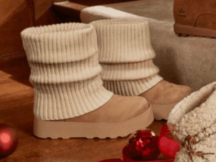 No Boundaries Foldover Sweater Faux Fur Boots Only $13.45 at Walmart (Reg. $35)