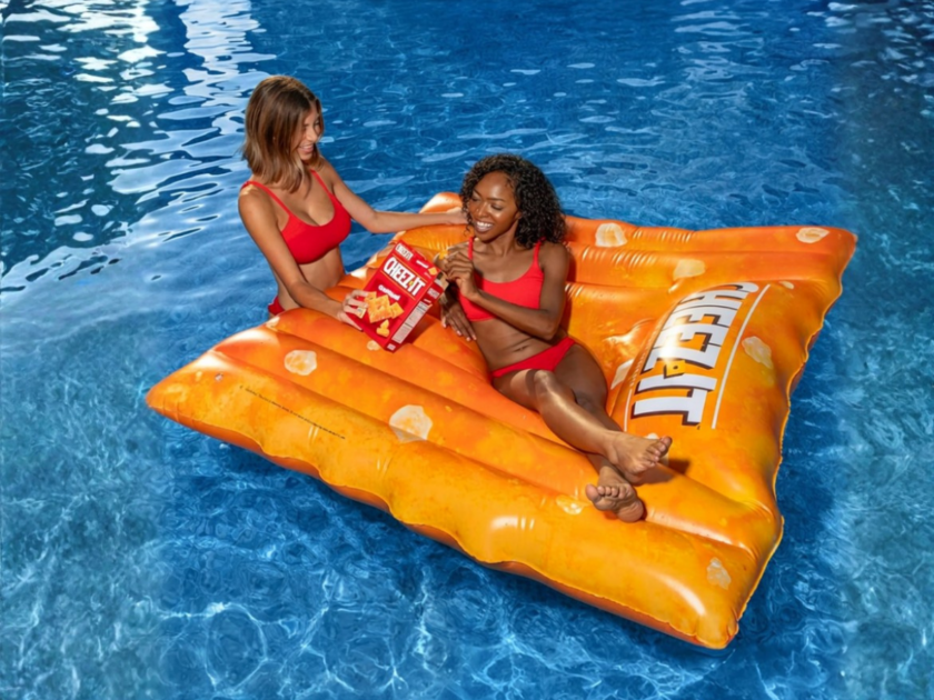 Cheez-It Pool Float Only $7.xx on Amazon – GREAT GAG GIFT!