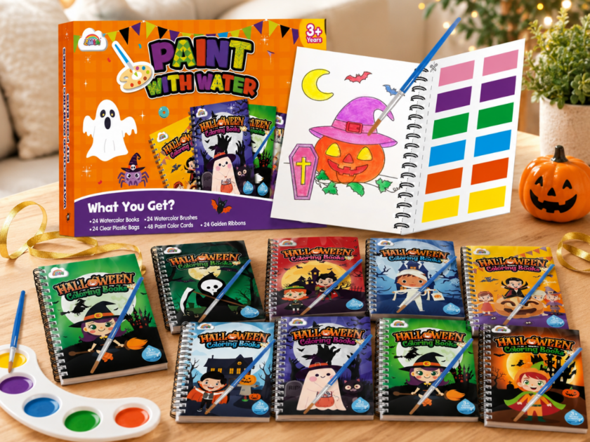 ZMLM Halloween Paint with Water Coloring Books 24 Pack Only $12.xx on Amazon (Reg. $25)