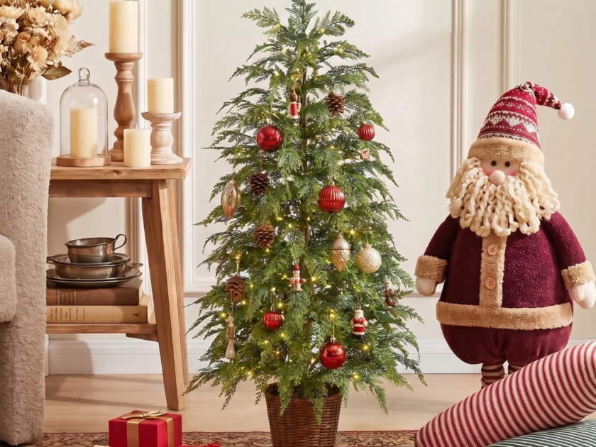 DR.Planzen 4′ Pre-Lit Green Cypress Artificial Christmas Potted Tree Only $60 at Walmart (Reg $95)