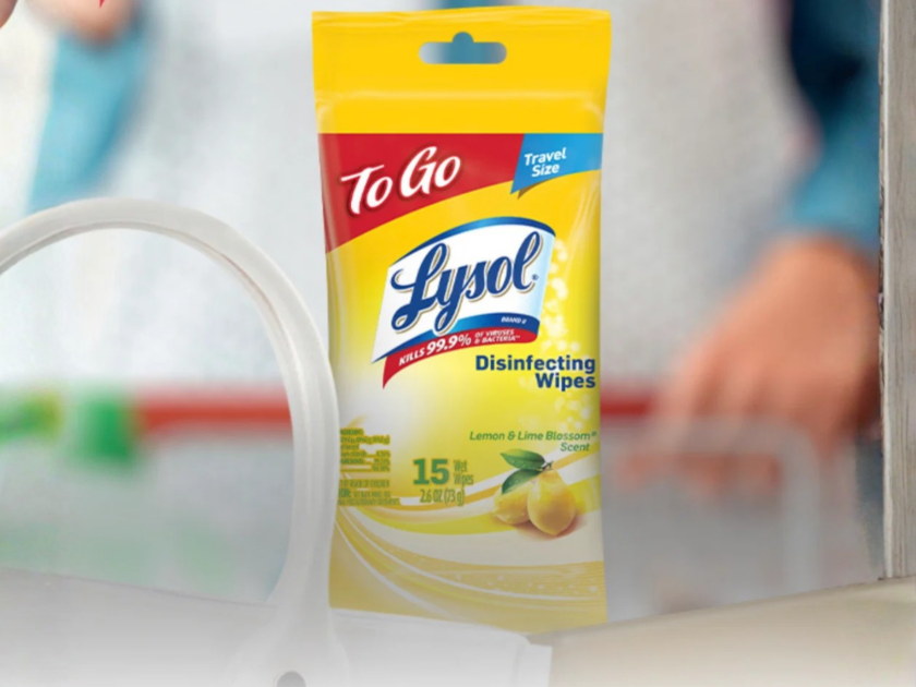 Lysol To Go Disinfectant Wipes 15ct Only $0.50 After Walmart Cash! Limit of 5! (Reg $1.50)