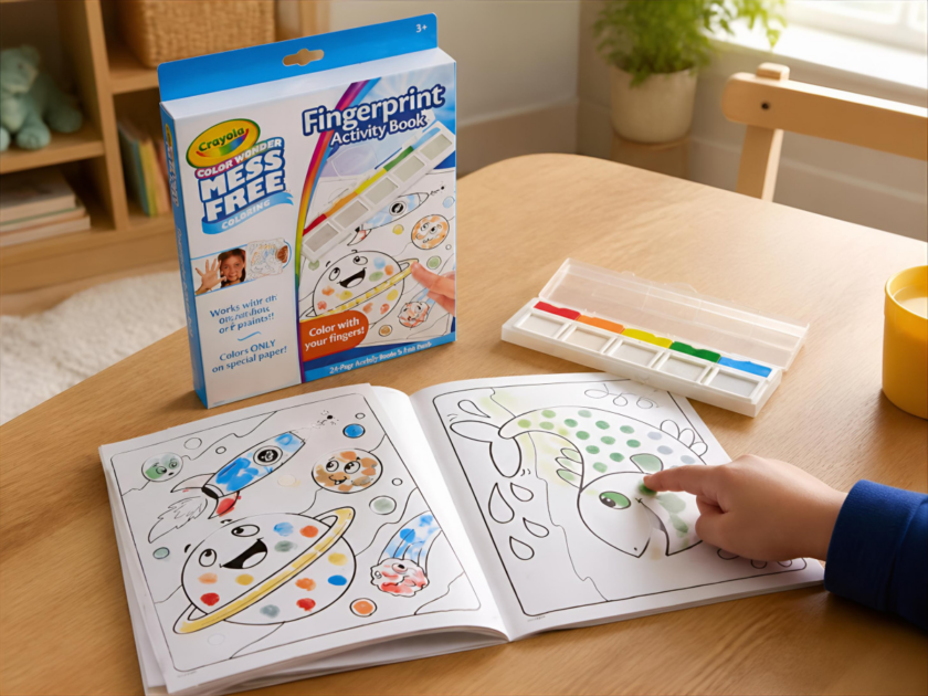 Crayola Color Wonder Mess Free Fingerprint Activity Book Only $10.xx on Amazon (Reg $16)