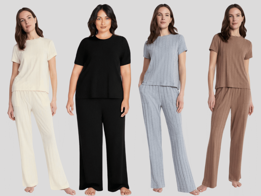 Women’s Rib Knit Lounge Sets Just $9.xx at Walmart