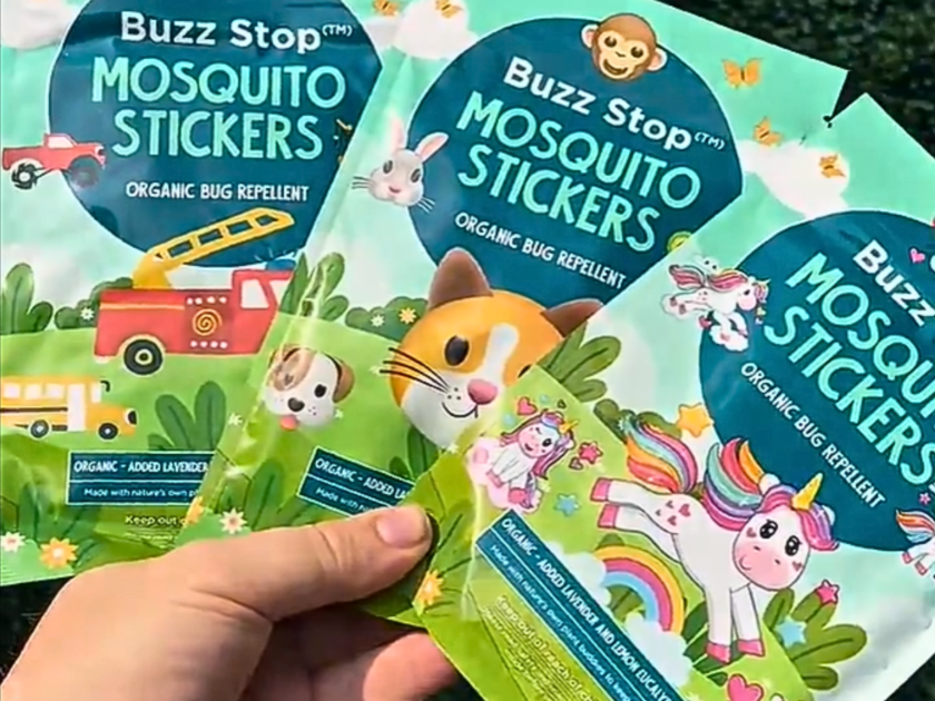 Buzz Stop Organic Mosquito Stickers Just $1.99 Per 80-Pack (Reg $12)!