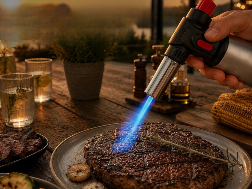 Refillable Butane Kitchen Torch $14.99 + FREE Shipping (Reg $31)