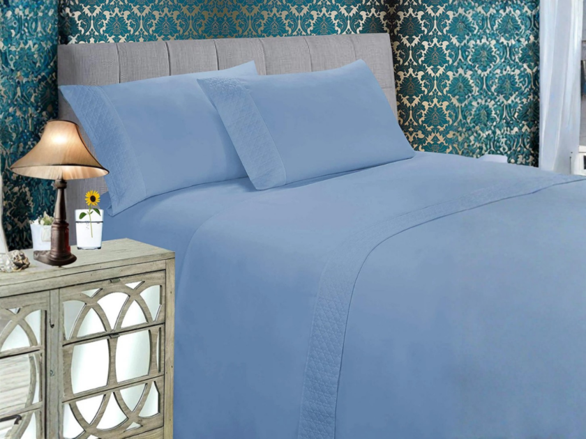Elegant Comfort 4 Pieces Bed Sheet Set Only $15 – ANY SIZE!