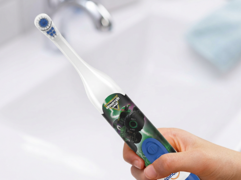 Spinbrush Monster Jam Grave Digger Battery Powered Electric Toothbrush Only $6.xx on Amazon (Reg $13)