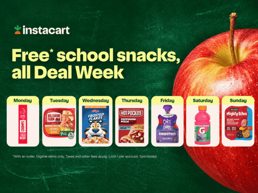 Score Freebies All Week Long with Instacart’s Deal Week Promotion!
