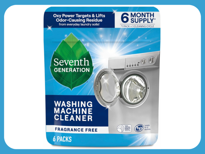 Seventh Generation Washing Machine Cleaner 6 Month Supply Only $8.xx on Amazon (Reg $13)
