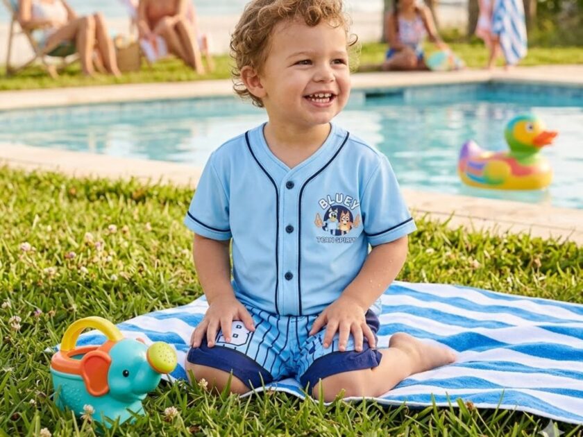 Toddler Jersey Swim Sets with Character Designs Only $7.50 at Walmart (Reg. $20) – Bluey, Avengers & More