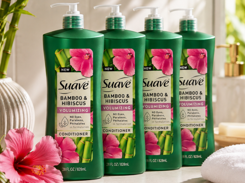Suave Bamboo & Hibiscus Volumizing Conditioner 4-Pack Only $8.xx on Amazon (Reg. $24)