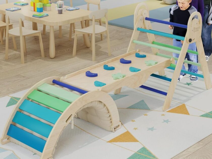 9-in-1 Indoor Jungle Gym Playground for Kids Only $79.xx on Amazon (Reg. $130)