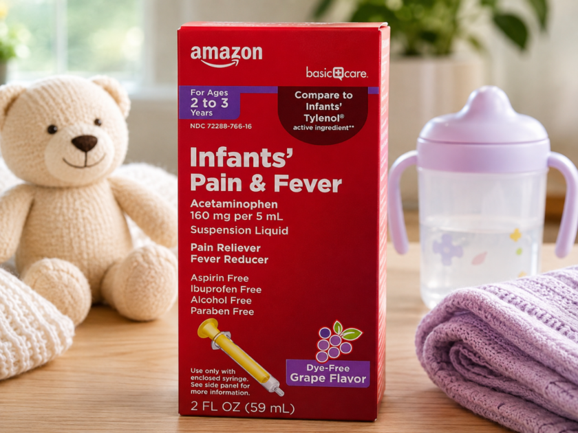 Amazon Basic Care Infants’ Pain & Fever Only $1.xx on Amazon (Reg. $6)