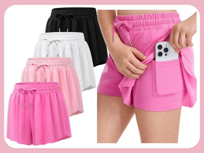 4-Pack Girls Athletic Shorts Only $12 on Amazon (Reg $27)!