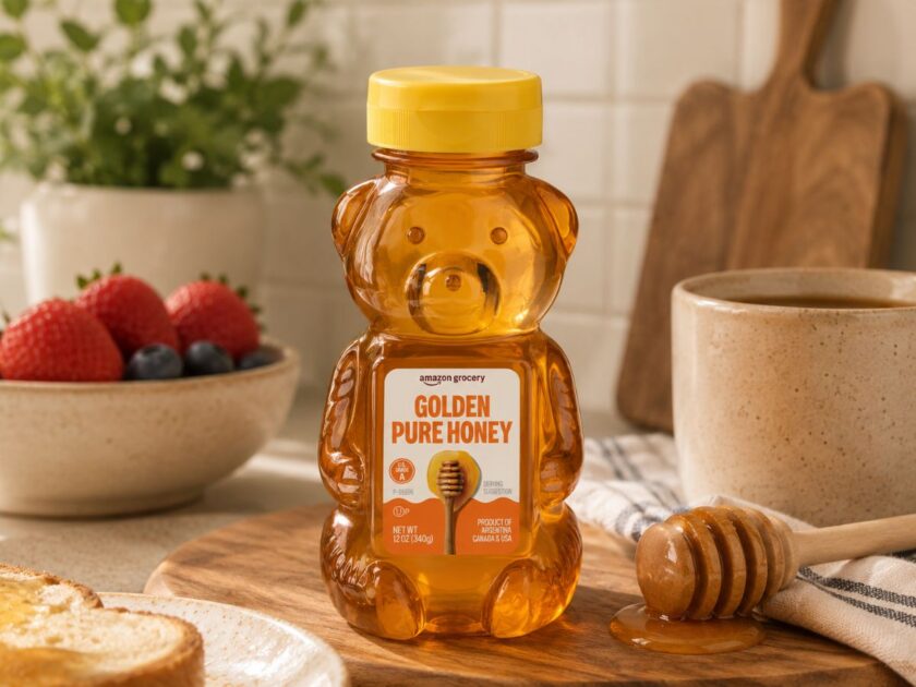 Amazon Grocery Golden Pure Honey Only $2.xx!