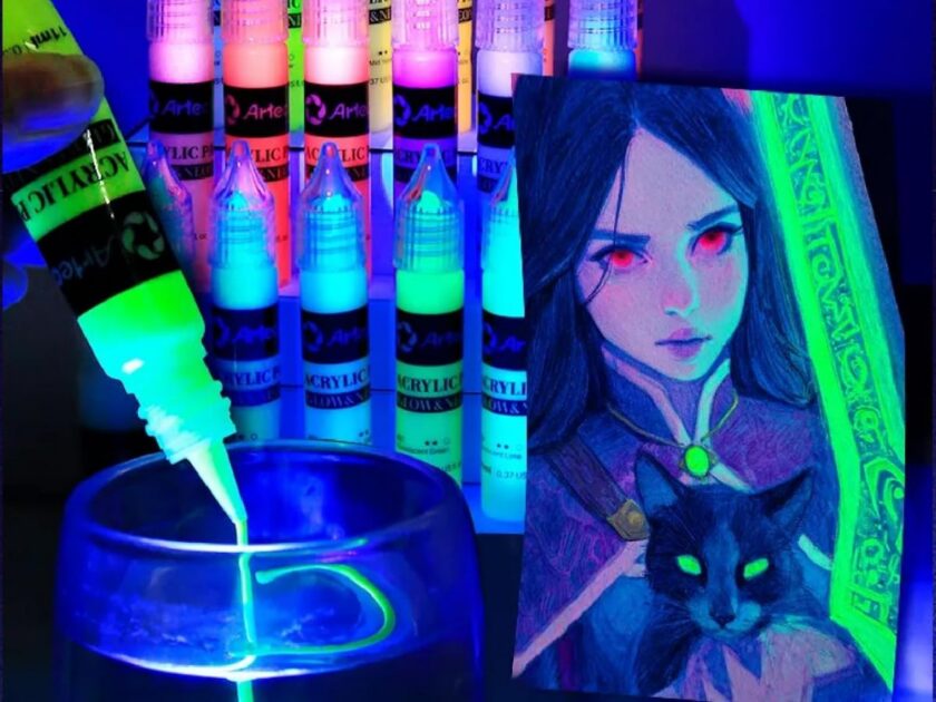 Glow in the Dark Acrylic Paint Set Only $8.xx (Reg. $15)