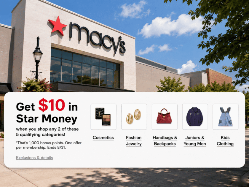 Spend $6, Get $10 Back at Macy’s! 🤯
