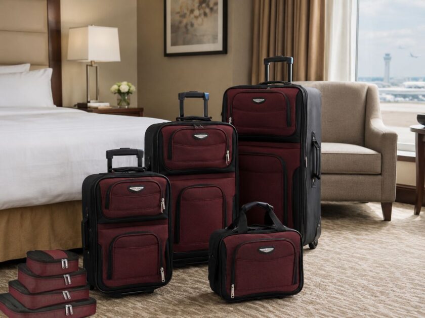 8-Piece Softside Expandable Luggage Set with Rolling Wheels Only $49.99 on Woot (Reg. $200)