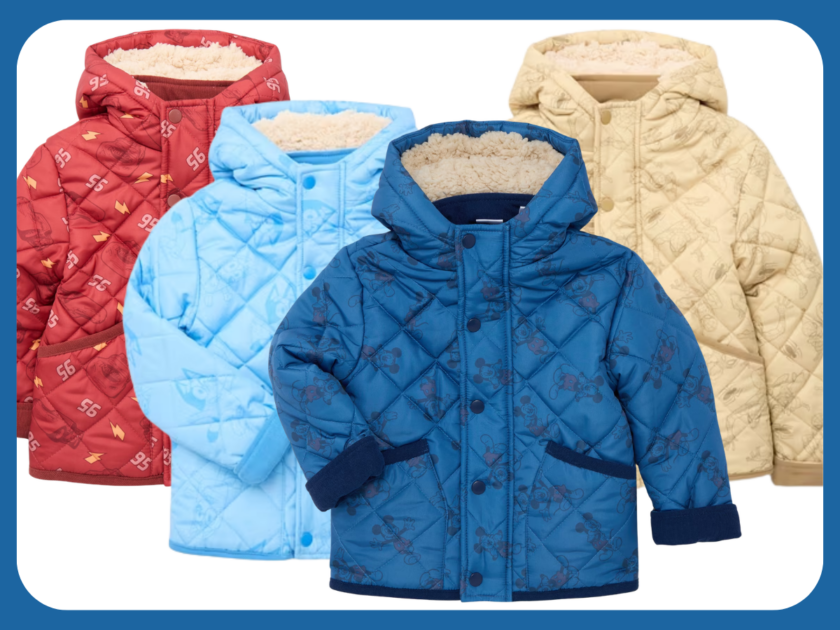 Character Toddler Quilted Jacket Only $9.99 at Walmart! Mickey, Bluey & More