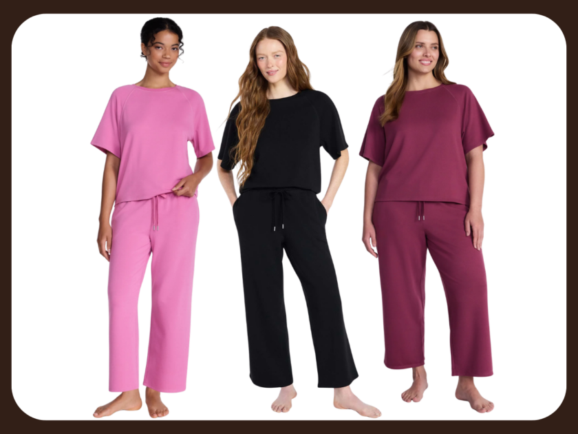 Joyspun 2-Piece French Terry Pajamas Set As Low As $11.xx at Walmart (Reg $26)