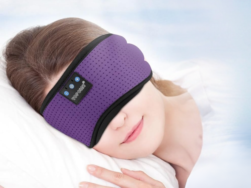 TOPOINT Sleep Mask with Bluetooth Headphones Only $11.xx on Amazon (Reg. $30)