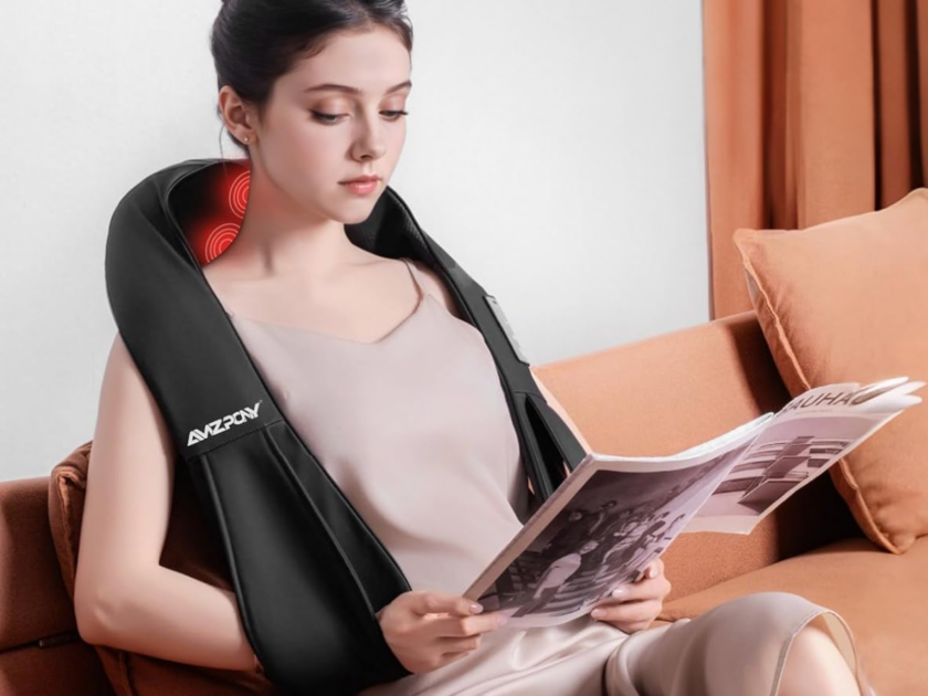 AMZPONY Cordless Neck Massager Only $19.xx on Amazon (Reg. $41)