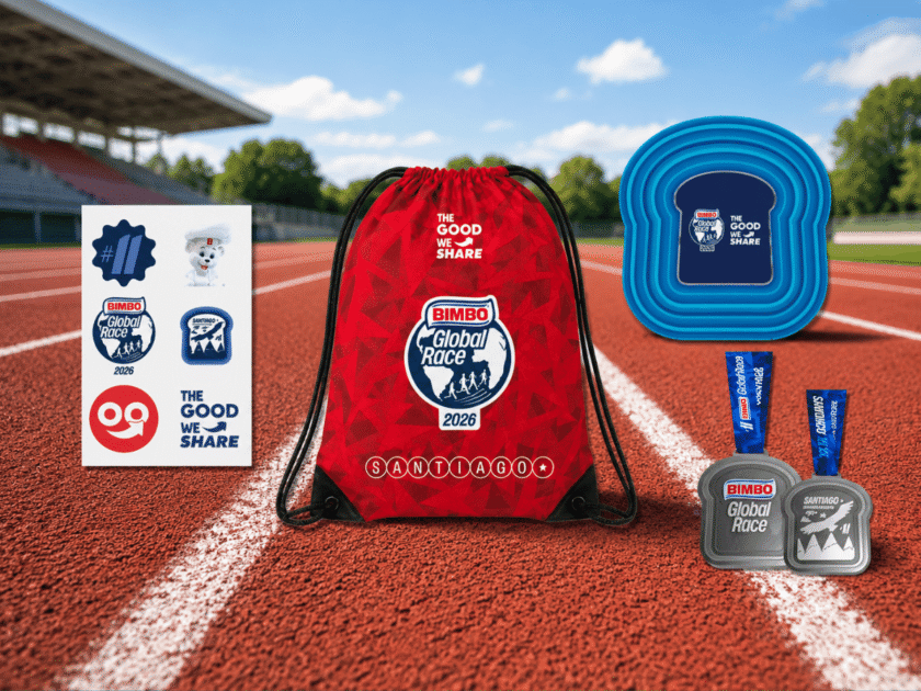 Free Commemorative Medal and Participant Pack from the Bimbo Global Race!