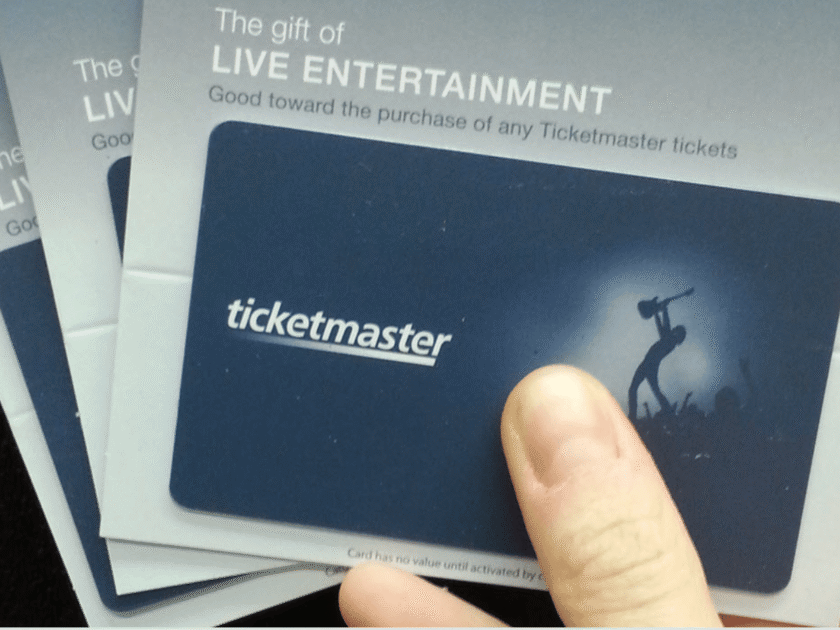 FREE $20 Ticketmaster Ticket Cash