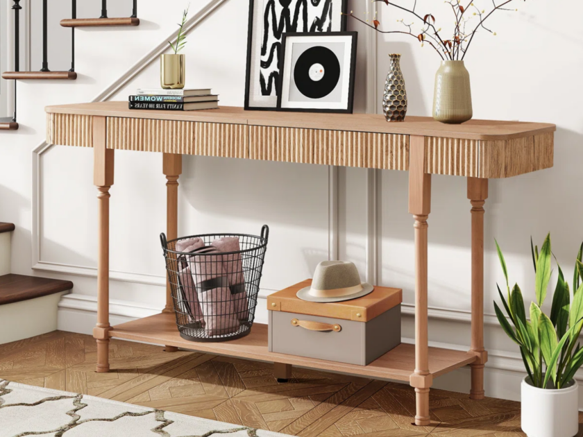 Farmhouse Console Table Only $56 Shipped at Wayfair (Reg $340)