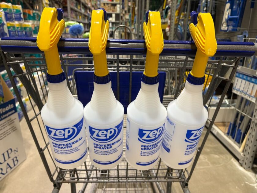 Buy 4 Zep Spray Bottles for Just $10 at Lowe’s!