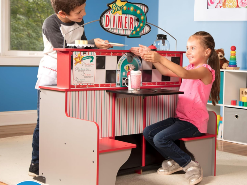 Melissa & Doug Star Diner Restaurant Play Space Only $71.xx on Amazon (Reg $308) Lowest Price!