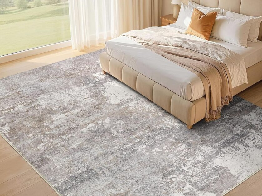 Abstract Washable Non Slip Area Rug Only $25.xx on Amazon (Reg. $60)