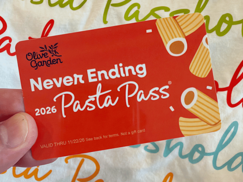 100 Win in the Olive Garden Pasta Pass Giveaway!