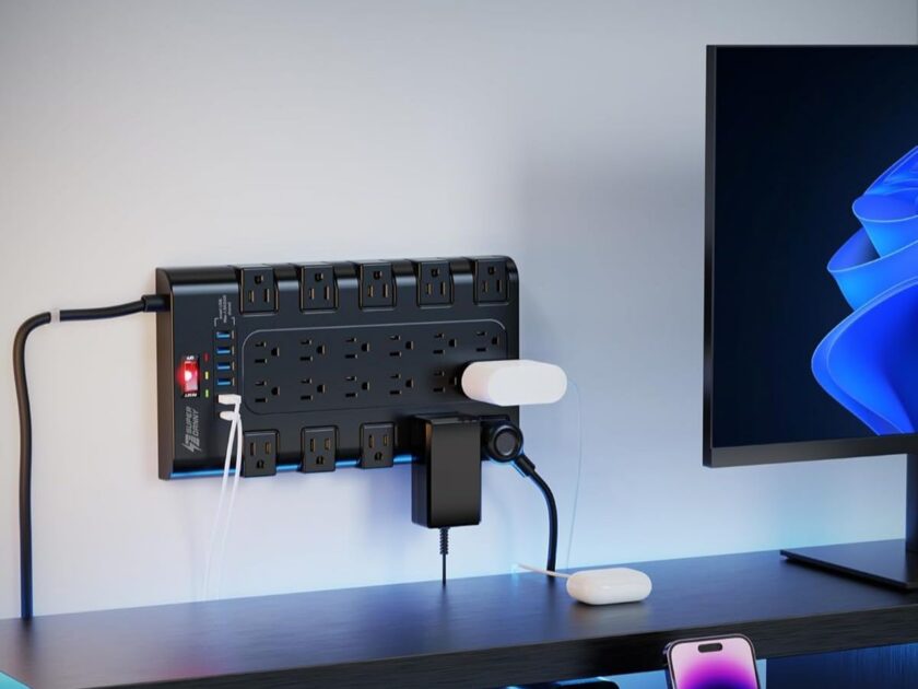 Surge Protector Power Strip with 22 AC Outlets & 6 USB Ports Only $19.xx on Amazon (Reg. $35)