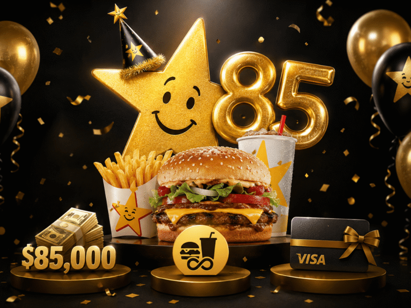Win $85K in The Carl’s Jr. 85th Birthday Fan Video Contest!