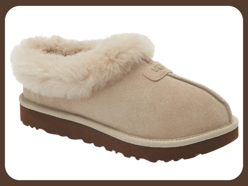 UGG Tazzette Genuine Shearling Collar Slipper Only $69.99 at Nordstrom (Reg. $110)