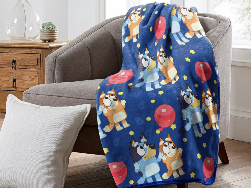 Bluey Balloon Silk Touch Throw Blanket Only $5.60 at Kohl’s (Reg. $22)