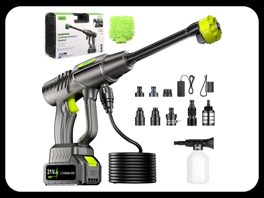 6-in-1 Cordless Pressure Washer with 30 Speed Levels Only $79.xx on Amazon (Reg. $267)